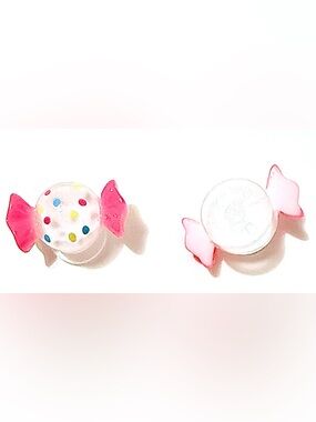 2 Candy Glossy Resin Croc Charms Shoe Charm Jibbit Disney Croc Charms